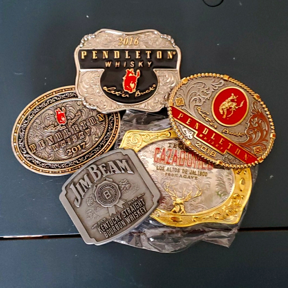Pendleton, Jim Beam, & Cazadores Buckle Lot